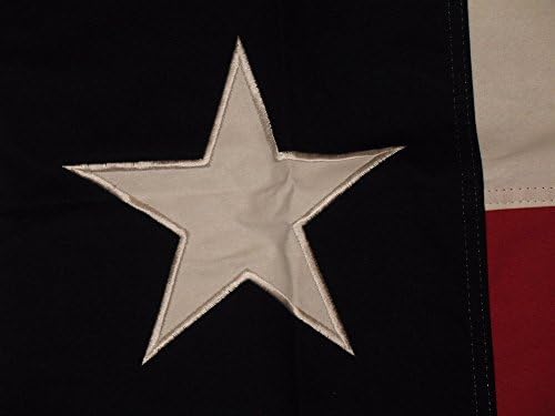 16х24 Везена Сошиена Држава Тексас Памучно Знаме 16 х24 Големина На Рамката На Банерот