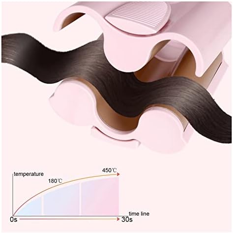 Vogue 26mm/32mm Голем бран виткање железо керамички виткар за коса длабоко брановидни јајце ролни LED дисплеј Трикратни буриња