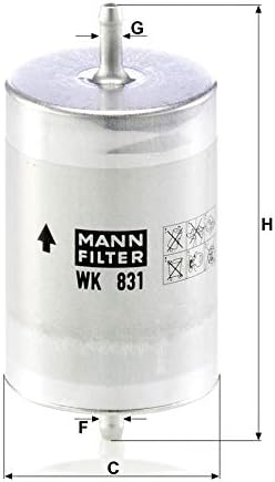 Филтер за гориво Mann-Filter WK 831