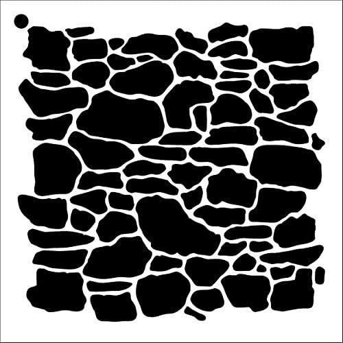Камен wallид матрица од Студиор12 | Уметноста за повторување на шемата - Шаблон за средно еднократно мира | Сликарство, креда, мешани медиуми