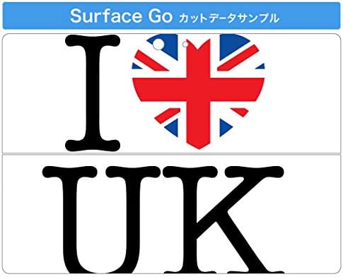 Декларална покривка на igsticker за Microsoft Surface Go/Go 2 Ултра тенки заштитнички налепници на телото 000862 Национално знаме Англија