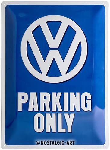 Носталгична Уметност Folkswagen-VW Паркинг Само-автомобил подарок ideaRetro Калај SignMetal plaquevintage дизајн за ѕид декорација30