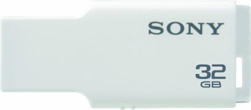 Sony 8GB Микро Свод М-Серија USB 2.0 Флеш Диск, Бело
