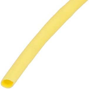 Аексит 8м Должина Електрична опрема 1мм Внатрешна Диа Полиолефинска Изолација Топлинска Смалувачка Цевка Завиткајте Жолто