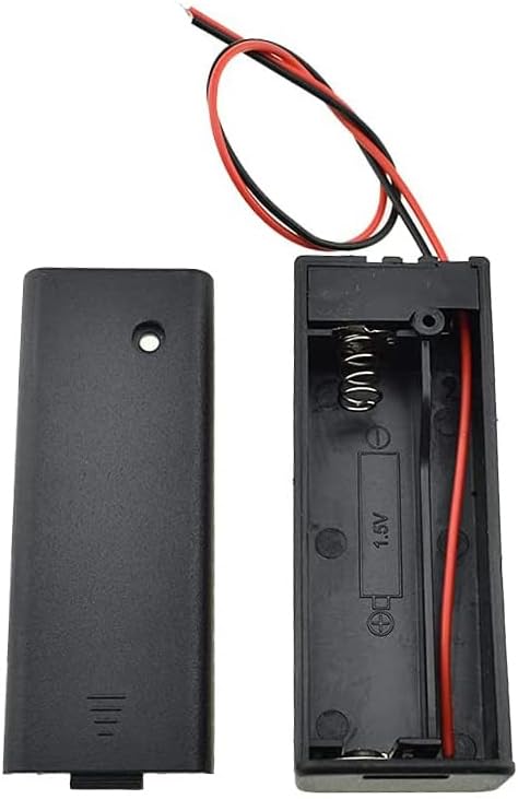 AIMPGSTL Case Држач За Батерии Прекинувач И Капак, 3PCS DIY Кутии За Складирање Батерии, Hol 1 Држач За Батерии во Заливот, 1 Слотови Во