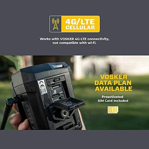Воскер V150 СОЛАРНА ЕНЕРГИЈА LTE Мобилна Домашна Безбедност Надворешна Камера | Движење Активиран Сензор Ноќна Визија Безжична Камера