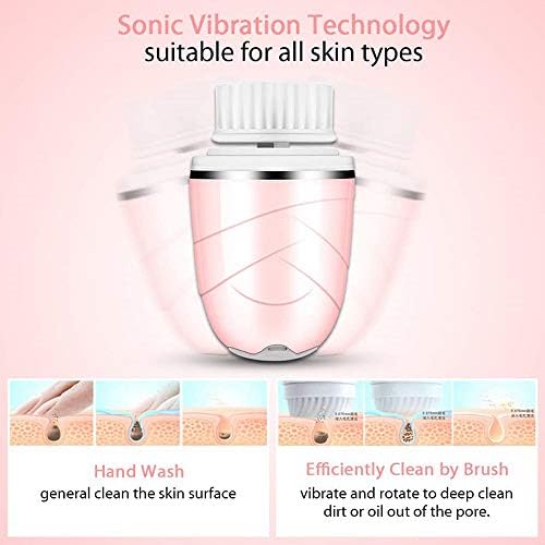 Syksol Guangming - Електрична четка за чистење на лице за отстранување на кожата на лицето, мини ротирајте 3 во 1 чистење на убавина за чистење на лицето за чистење пори чист?