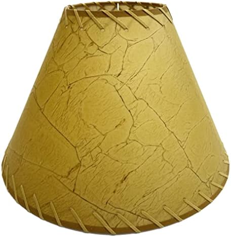 Рустикална пукана ламба со сенка со велур - 16 “