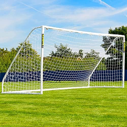 Стандард за натпревар на Форца 16 'x 7' - професионална фудбалска цел и нето | Факултантна целна лист, торба за носење топка и цел | Фудбалска