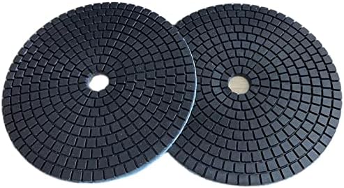 7 инчи 180мм црна абразивна подлога за полирање на дијаманти Влажен полициски диск камен мермер гранит мелење плоча за полирање на