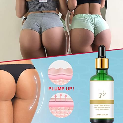 Hiplift Buttocks есенцијално масло, есенцијално масло за зајакнување на задникот за жени, природно растителни колк кревање масло