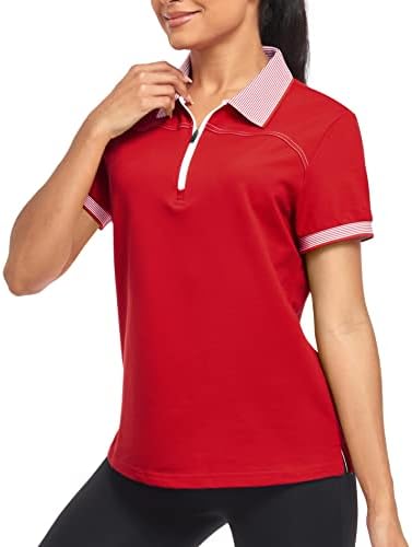 Igените Igeekwell Women Polo кошули влага за голф голф тенок вклопна облека за голф атлетски тенис обични маици s/m/l/xl/xxl