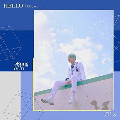 Cix 'Здраво Поглавје 2.Hello, Strange Place' 2nd EP албум Hello Version CD+80p Photobook+1ea Scheduler+1P Illustraion картичка+1P