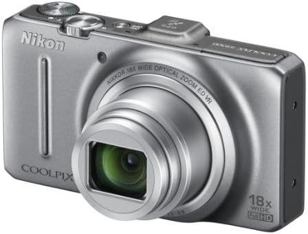 Nikon Coolpix S9300 16.0 MP Дигитална камера - Сребрена