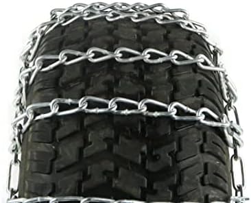 Продавницата РОП | 2 Пар за ланец на гуми за врски за Kubota 16x7.5x8 Front 24x9.5x12 задни тракторски гуми