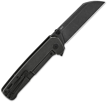 QSP нож Пингвин XL џеб нож, CPM20CV сечило со отворање на флипер, различни опции за рачка за титаниум во боја