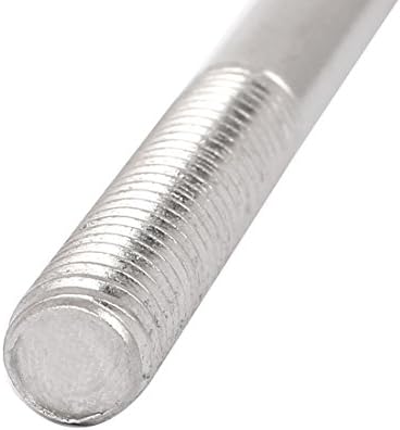 AEXIT 304 не'рѓосувачки нокти, завртки и сврзувачки елементи челик со двојна крајна нишка Тесна прилагодлива шипка за притискање и завртки на завртки
