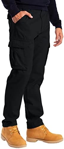 Тенок карго панталони за мажи во Аламо - памук со тешки карго за работа за мажи