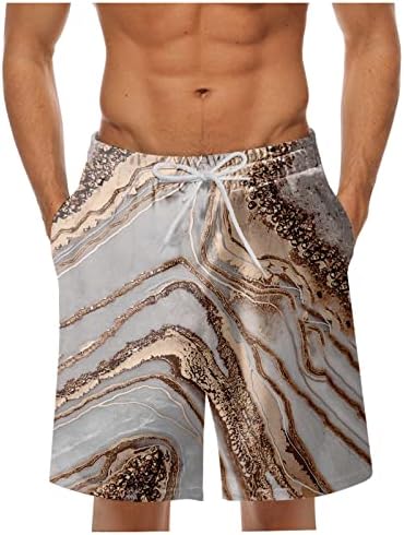 Сурфање кратки мажи мажи пролетни летни обични панталони панталони печатени спортски плажа панталони со џебови за капење мажи кратки