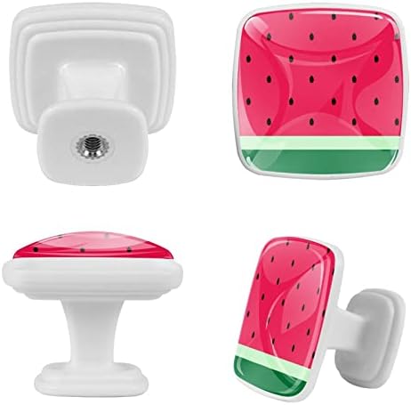 Tbouobt 12 пакет - Копчиња за хардвер, копчиња за плакари и фиоки, рачки за фустани на фарма, овошје лубеница, лубеница