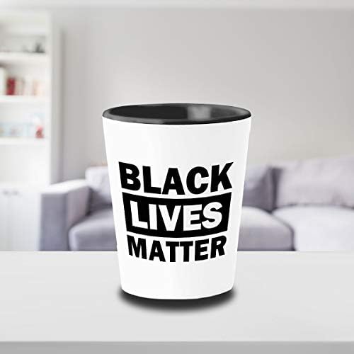 Црните Животи Се Важни Застрелан Стакло-Црн Татко - ДЕМОНСТРАЦИЈА БЛМ Протест Системски Полициски Акции Единствен Цитат