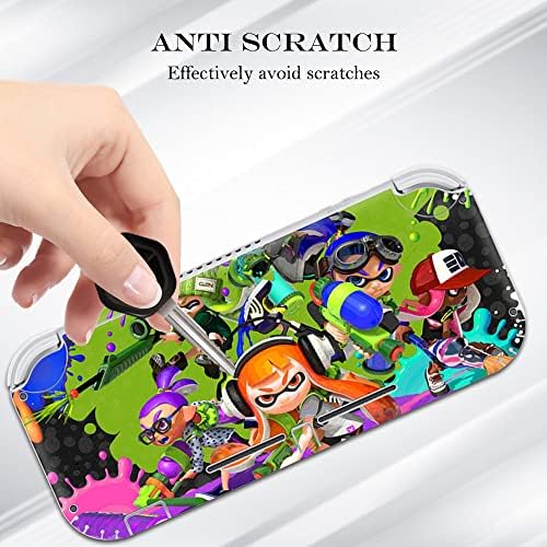 PerfectSight Компатибилен со Nintendo Switch Lite налепница за кожата Kawaii Cartoon vinyl decal prettry pattern заштитен филм за NS Console & Joy-Con Controller & Dock