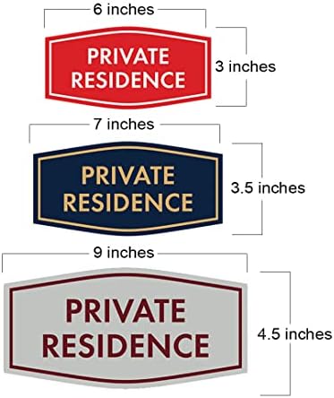 Фенси знак за приватна резиденција - голем