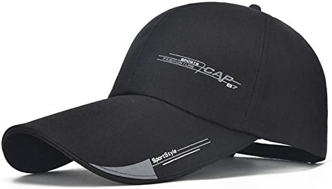 Симфонија Менс бејзбол капа, долги визири летни УВ Заштита Спортска капа прилагодлива на отворено риболов Сонце капа
