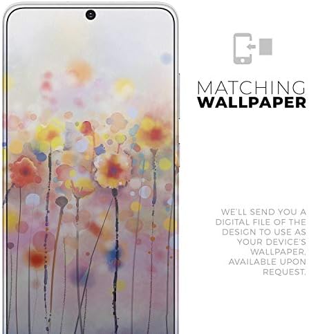 Дизајн Скинц со течна апстрактна боја ремикс V71 | Заштитна винил декларална обвивка за обвивка на кожата компатибилен со Samsung Galaxy Note