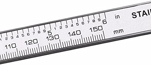 KFJBX 0-150mm Дигитален дисплеј Длабочина Калипер ММ/инч за мерење на алатки Длабочина Верниер Мерење на калиперот мерење на владетел