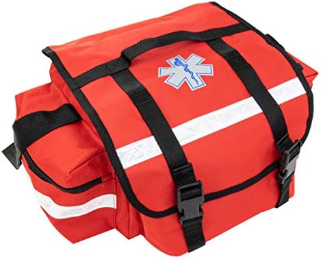 Пожарникарот Line2Design EMS EMT ЕМТ пожарни торби - Парамедици прва реакција за траума за спасување од прва помош - Црвена