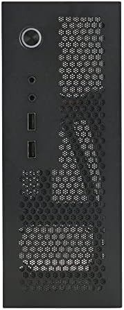 Goodisory A09 Црна МИНИ-ITX 0.8 mm SPCC Десктоп Компјутер Случај Се Вклопуваат Во Flex PSU