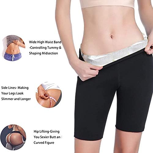 MGBD женски летни спритови шорцеви испотени абдомен јога трчање фитнес тенок панталони за контрола на стомакот на еластични хеланки
