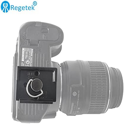 Плоча за брзо ослободување на RegeTek 2 со 1/4 -20 завртка за Bogen 3157N Manfrotto 200PL-14P-14 RC2 Tipod Camera (BHQ2 128RC/128RCNAT 、 141RC/141RCNAT