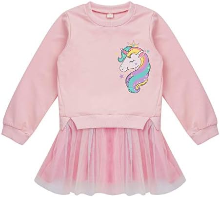 Фустан за џемпери за маички за девојчиња за бебиња девојки Виножито коњ печатено пулвер качулка забава принцеза Туле Туту фустан