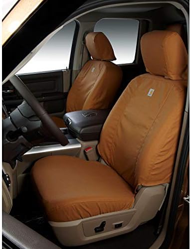 Covercraft Carhartt Seatsaver Front Row Custon Fit Seat Cover за избрани модели Ford F -150 - Патка ткаенина - SSC2485CABN