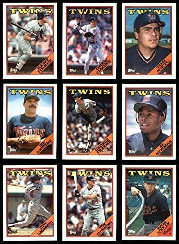 1988 Тимот на Топс Минесота Близнаци ги постави близнаците на Минесота Близнаци NM/MT близнаци