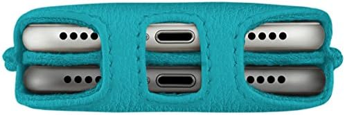 Ullu Premium Leather Sleeve за iPhone 8 Plus/ 7 Plus - Turqish Blue Blue UDUO7PPL02