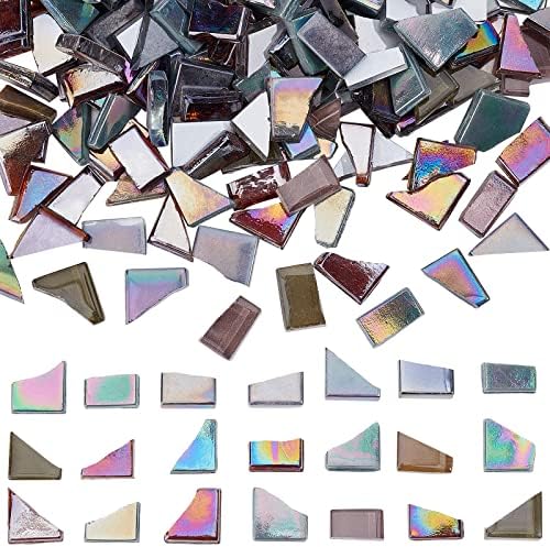 Benecreat 600g Мешани неправилни мозаични парчиња плочки за извалкани стаклени рефус разновидни форми кабохони за возрасни DIY