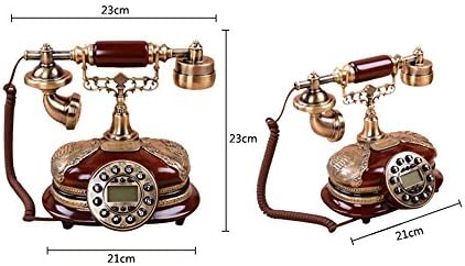 Телпал Антички телефонски кабел за домашна канцеларија Телефон Гроздобер класичен декоративен фиксни телефони