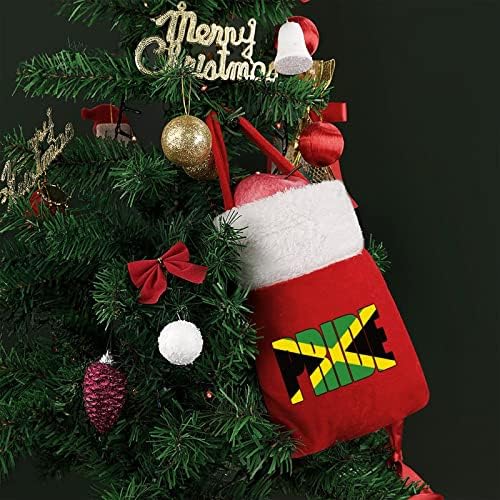 Јамајка Знаме Земја Гордост Чанти Луксузни Торбичка Божиќ Вреќа За Празнични Орнаменти