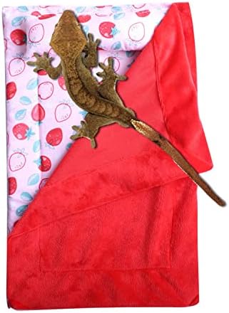 Scsfcvius reptile за спиење торба за кесичка, брада змеј кревет мек топли додатоци за влекачи за брада змеј гуштер леопард геко мало милениче
