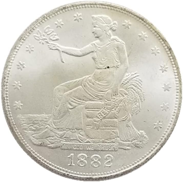 Антички занаети Американски монети 1882-П странски комеморативни монети сребрени долари