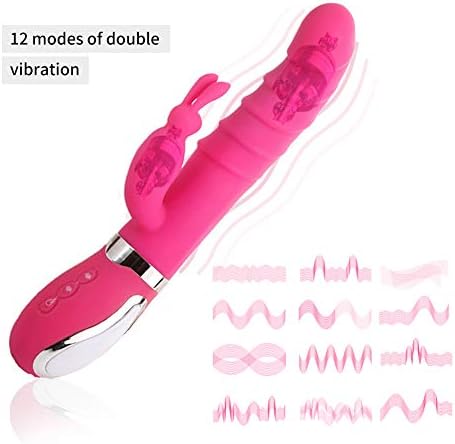 G -SPOT зајак вибратор клиторис стимулатор - силиконски вагинален анален дилдо масажер за созревање на жени, водоотпорни полнење на секс