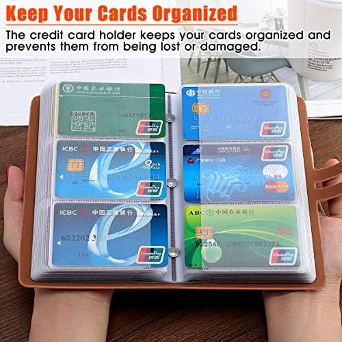Носител на кредитна картичка РФИД, организатор на кожни деловни картички со 96 слотови за картички, случај на кредитна картичка за управување