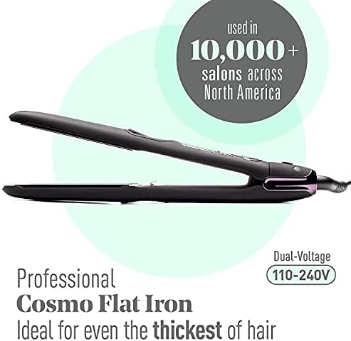 Вредност пакет луксузна лесна хидрирачка крем за измазнување и професионална серија Cosmo коса рамен железо од нане | Моќен салон-одделен
