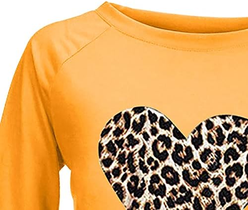 Преголема маичка за жени Божиќ печати О-врат пуловер без аспираторски униформни женски врвови за есен 22