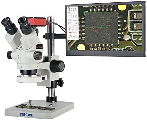КОПАЧ 3.5 X-180X HD Тринокуларен Стерео Мерење Микроскоп Вклучувајќи 13.3-инчен HD Монитор може Да Фотографира И Видеа