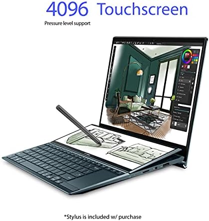 ASUS ZenBook Duo 14 UX482 14 FHD Наноеџ Дисплеј На Допир, Core i7-1195G7, GeForce MX450, 16GB RAM МЕМОРИЈА, 1TB SSD, ScreenPad Плус,