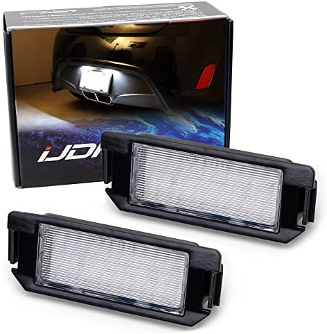 iJDMTOY OEM-Fit 3w Комплетна LED Регистарски Таблички Компатибилен Со Hyundai 2011-17 Veloster, 2009-16 Битие Купе, Киа 2009-19
